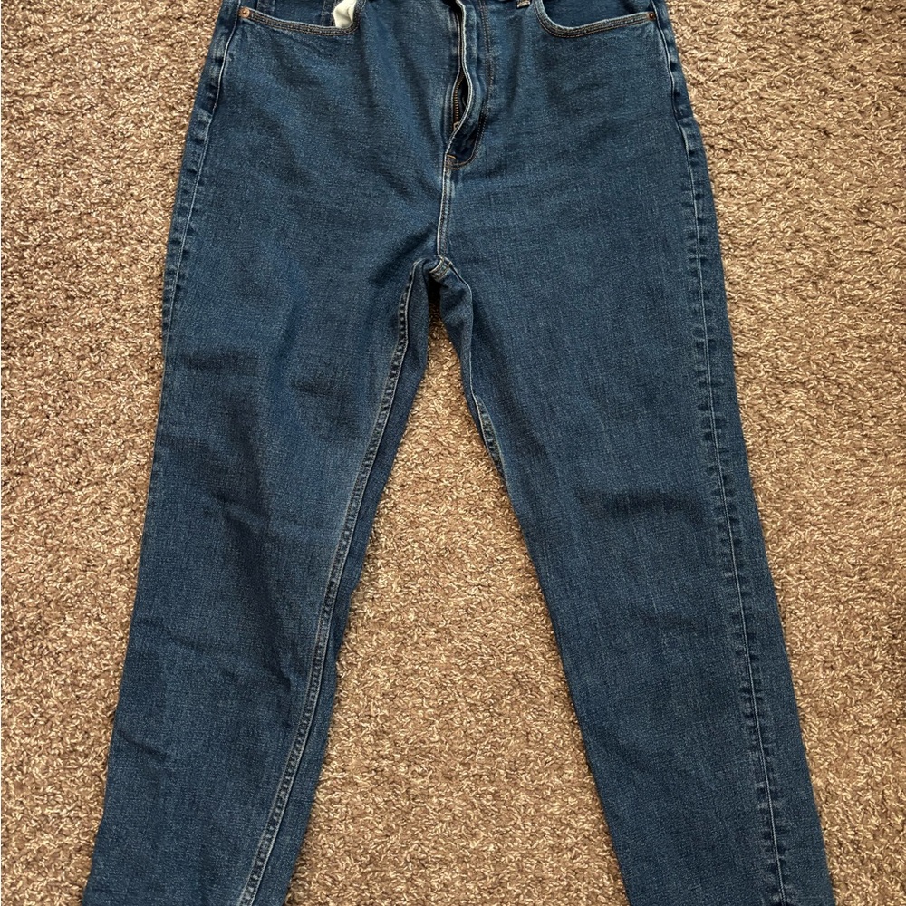 Abercrombie & Fitch High Rise Blue Denim Jeans